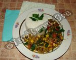 Рецепт риса с овощами