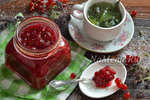 Красная смородина, перетёртая с сахаром на зиму