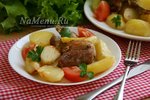 Кролик с картошкой в духовке