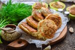 Оладьи на кефире с сыром и ветчиной