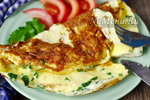 Омлет с мукой и молоком