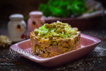 Салат из печени с морковкой