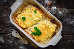 Куриное филе с грибами и сыром в духовке